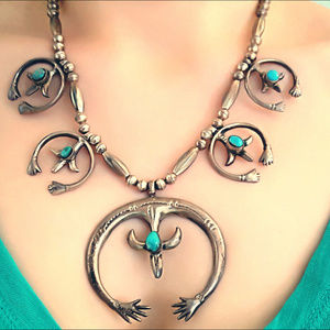Vintage 1960s NAVAJO Silver & Turquoise